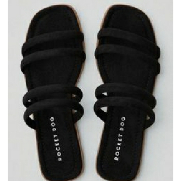 NEW! ROCKET DOG FELICIA SQUARE TOE SLIP ON SLIDES SANDALS SLIPPERS LOUNGE 6 - Picture 1 of 5